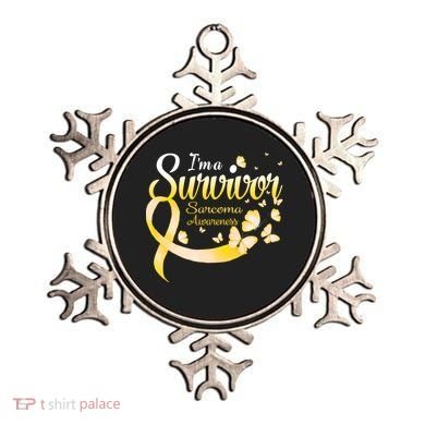 I'm A Survivor Sarcoma Awareness Butterfly Cute Gift Ornament