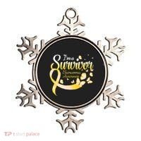 I'm A Survivor Sarcoma Awareness Butterfly Cute Gift Ornament thumb 0