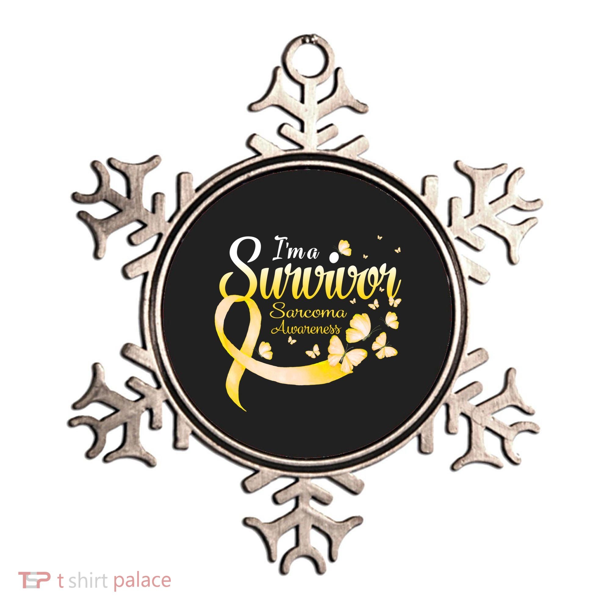 I'm A Survivor Sarcoma Awareness Butterfly Cute Gift Ornament