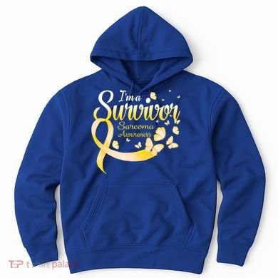 I'm A Survivor Sarcoma Awareness Butterfly Cute Gift Hoodie