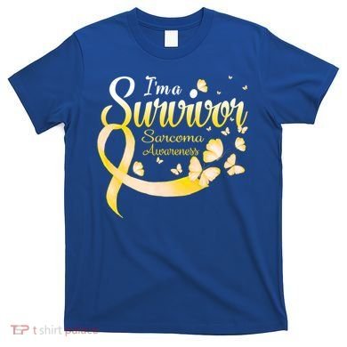 I'm A Survivor Sarcoma Awareness Butterfly Cute Gift T-Shirt
