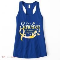 I'm A Survivor Sarcoma Awareness Butterfly Cute Gift Women's Tank Top thumb 0