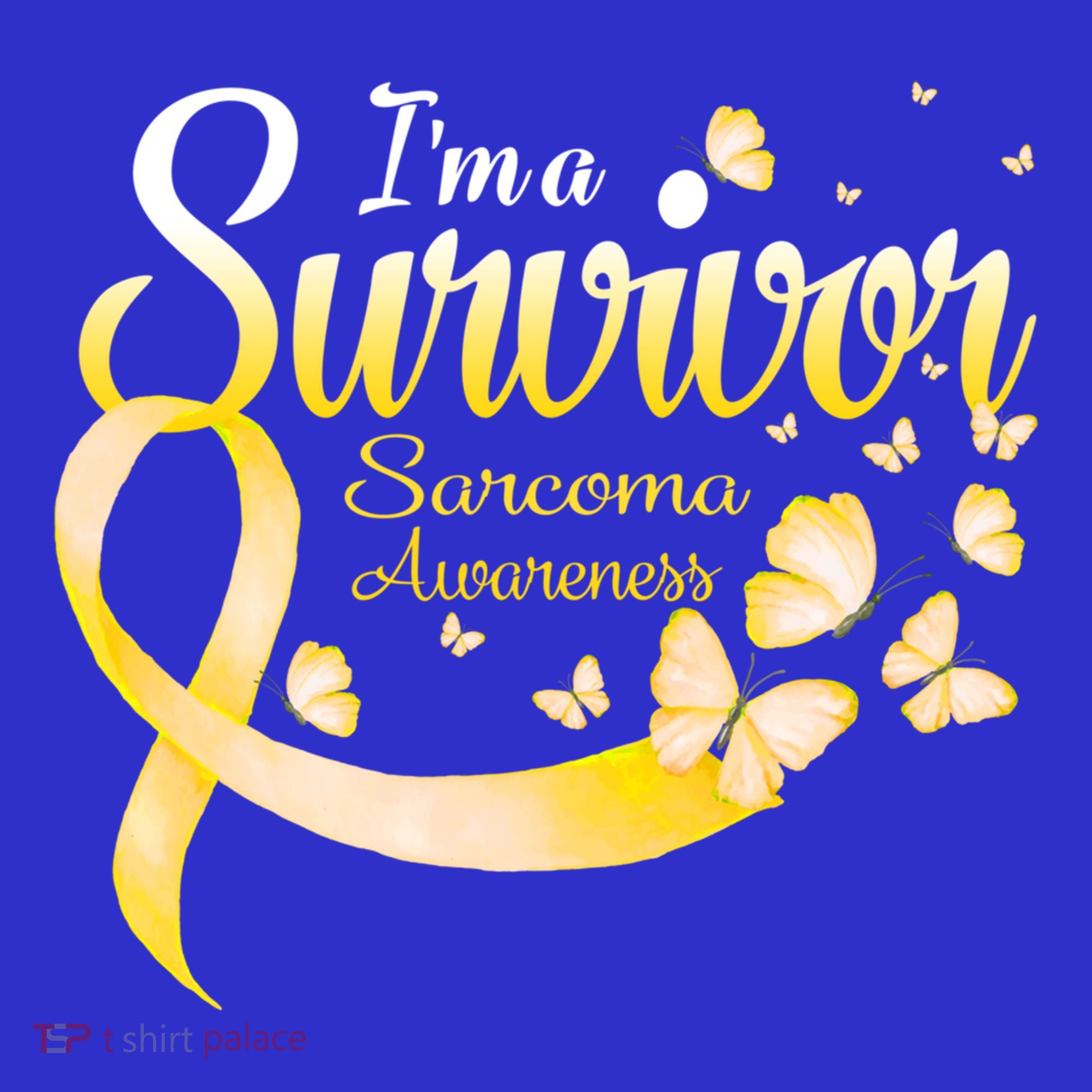 I'm A Survivor Sarcoma Awareness Butterfly Cute Gift Toddler Hoodie