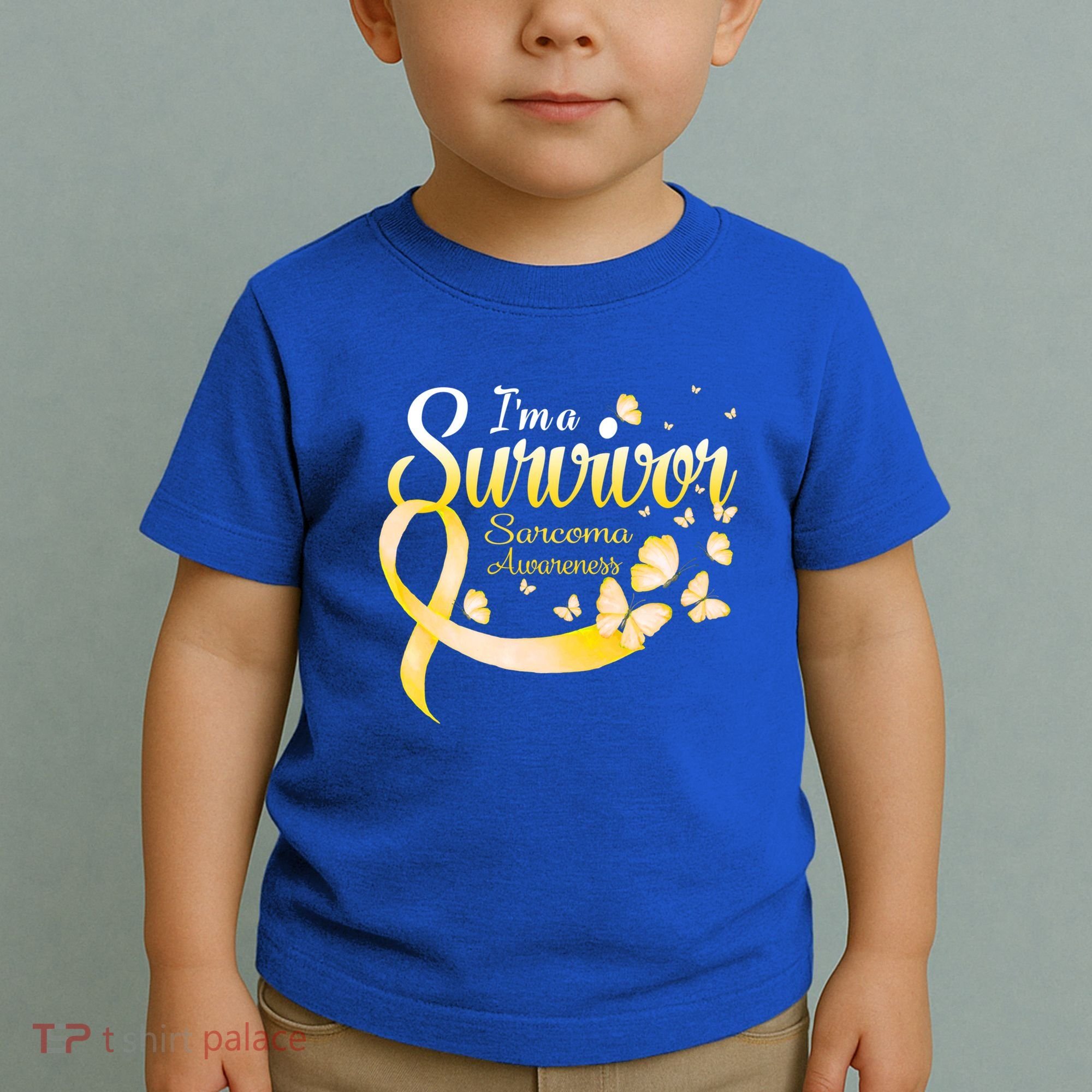 I'm A Survivor Sarcoma Awareness Butterfly Cute Gift Toddler T-Shirt