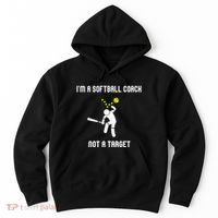 IM A Softball Coach Not A Target Hoodie thumb 0