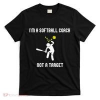 IM A Softball Coach Not A Target T-Shirt thumb 0