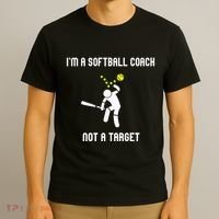 IM A Softball Coach Not A Target T-Shirt thumb 3