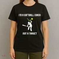 IM A Softball Coach Not A Target T-Shirt thumb 4