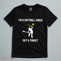 IM A Softball Coach Not A Target T-Shirt thumb 5