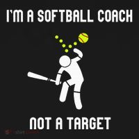 IM A Softball Coach Not A Target Backpack thumb 2