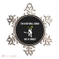 IM A Softball Coach Not A Target Ornament thumb 0