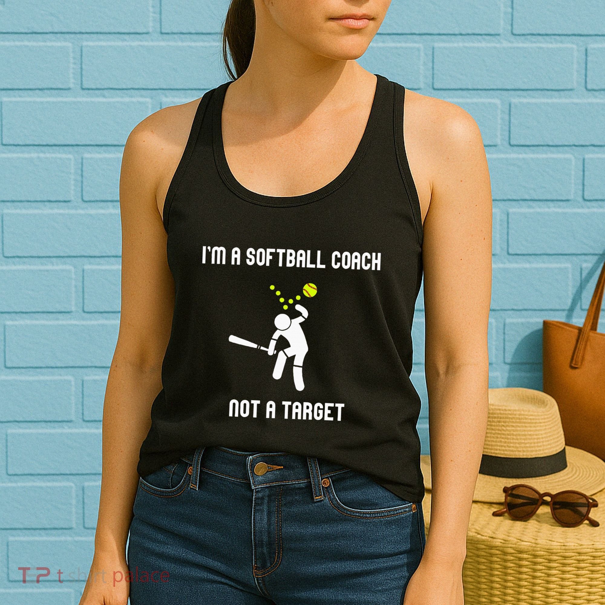 IM A Softball Coach Not A Target Women's Tank Top