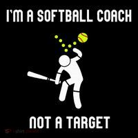 IM A Softball Coach Not A Target Tank Top thumb 6