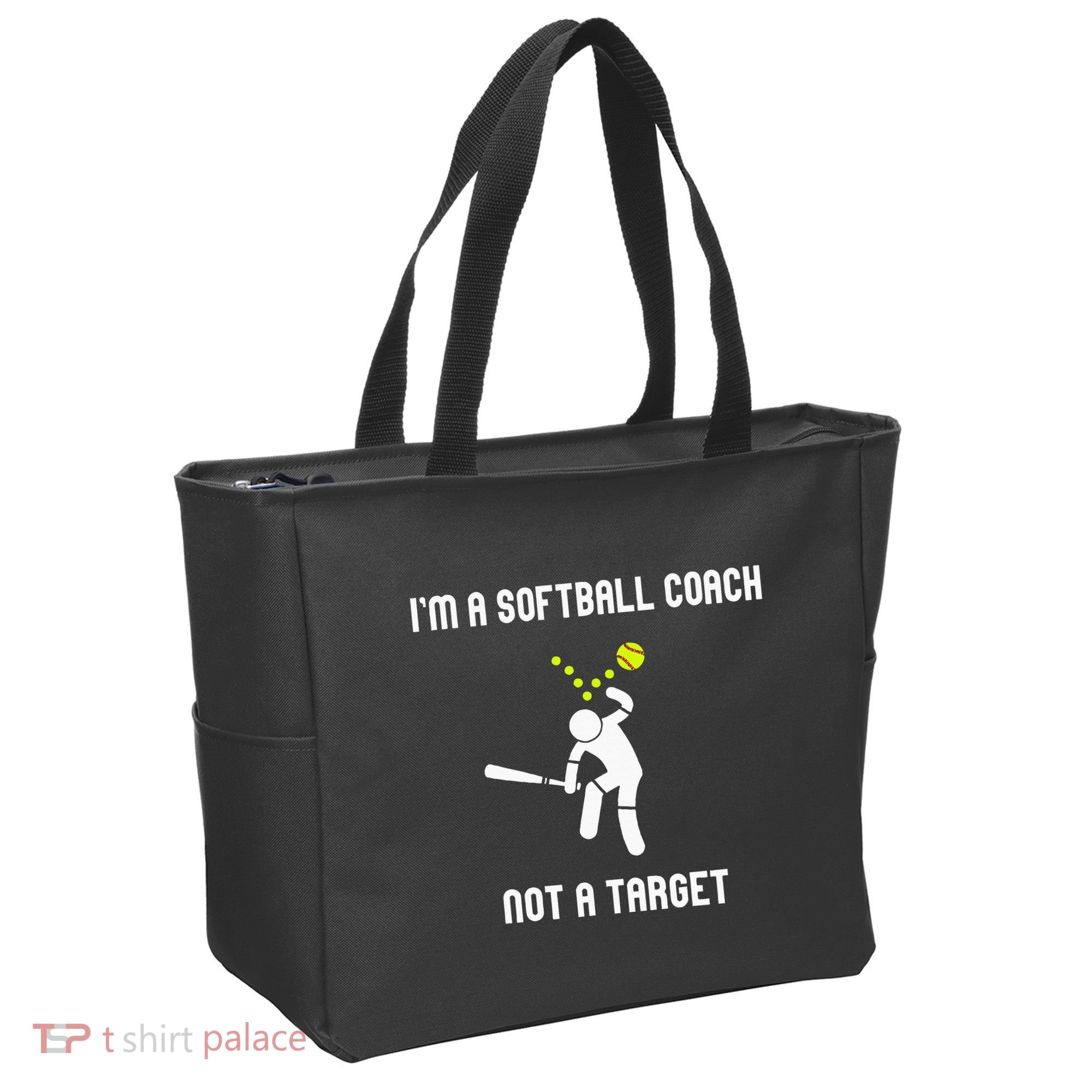 IM A Softball Coach Not A Target Tote Bag