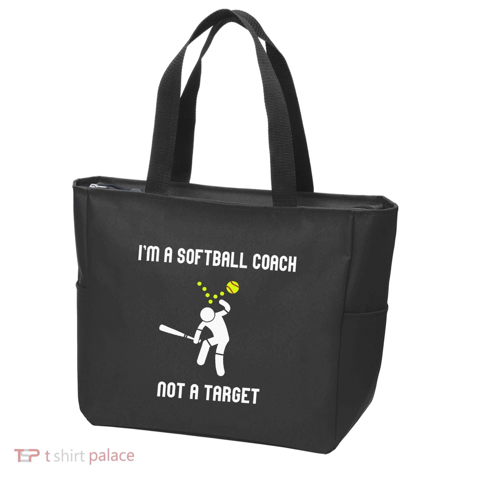 IM A Softball Coach Not A Target Tote Bag