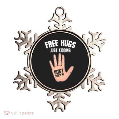 Introvert Anti Social Free Hugs Just Ding Don't Touch Me Gift Ornament