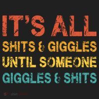 ItS All Shits And Giggles Until Someone Giggles And Shits Beanie thumb 2