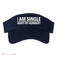 I Am Single Want My Number Visor thumb 0