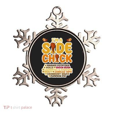 Im A Side Chick Funny Thanksgiving Dinner Ornament