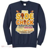 Im A Side Chick Funny Thanksgiving Dinner Sweatshirt thumb 0
