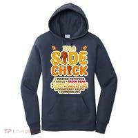 Im A Side Chick Funny Thanksgiving Dinner Women's Hoodie thumb 0