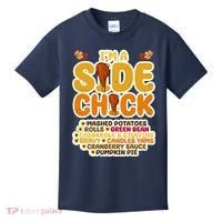 Im A Side Chick Funny Thanksgiving Dinner Kids T-Shirt thumb 0