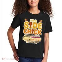 Im A Side Chick Funny Thanksgiving Dinner Kids T-Shirt thumb 2