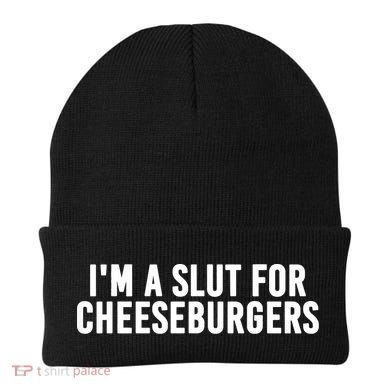 I'm A Slut For Cheeseburgers Beanie