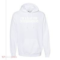 I'm A Slut For Cheeseburgers Comfort Colors Garment-Dyed Hooded Sweatshirt thumb 0