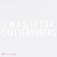 I'm A Slut For Cheeseburgers Comfort Colors Garment-Dyed Hooded Sweatshirt thumb 2