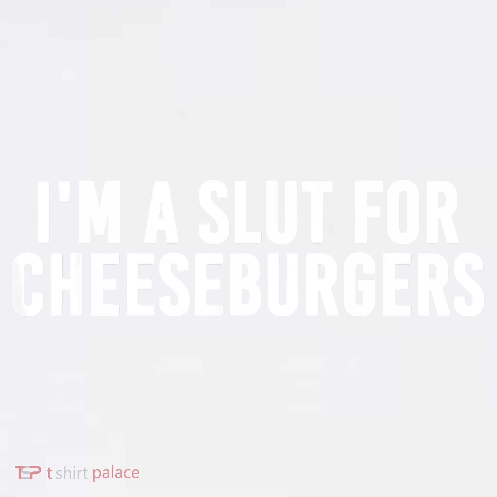 I'm A Slut For Cheeseburgers Comfort Colors Garment-Dyed Hooded Sweatshirt