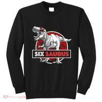 I am Six Saurus 6 Yrs Old T Rex for 6th Birthday Gift Sweatshirt thumb 0