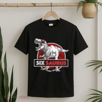 I am Six Saurus 6 Yrs Old T Rex for 6th Birthday Gift T-Shirt thumb 2