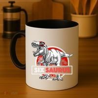 I am Six Saurus 6 Yrs Old T Rex for 6th Birthday Gift Coffee Mug thumb 4