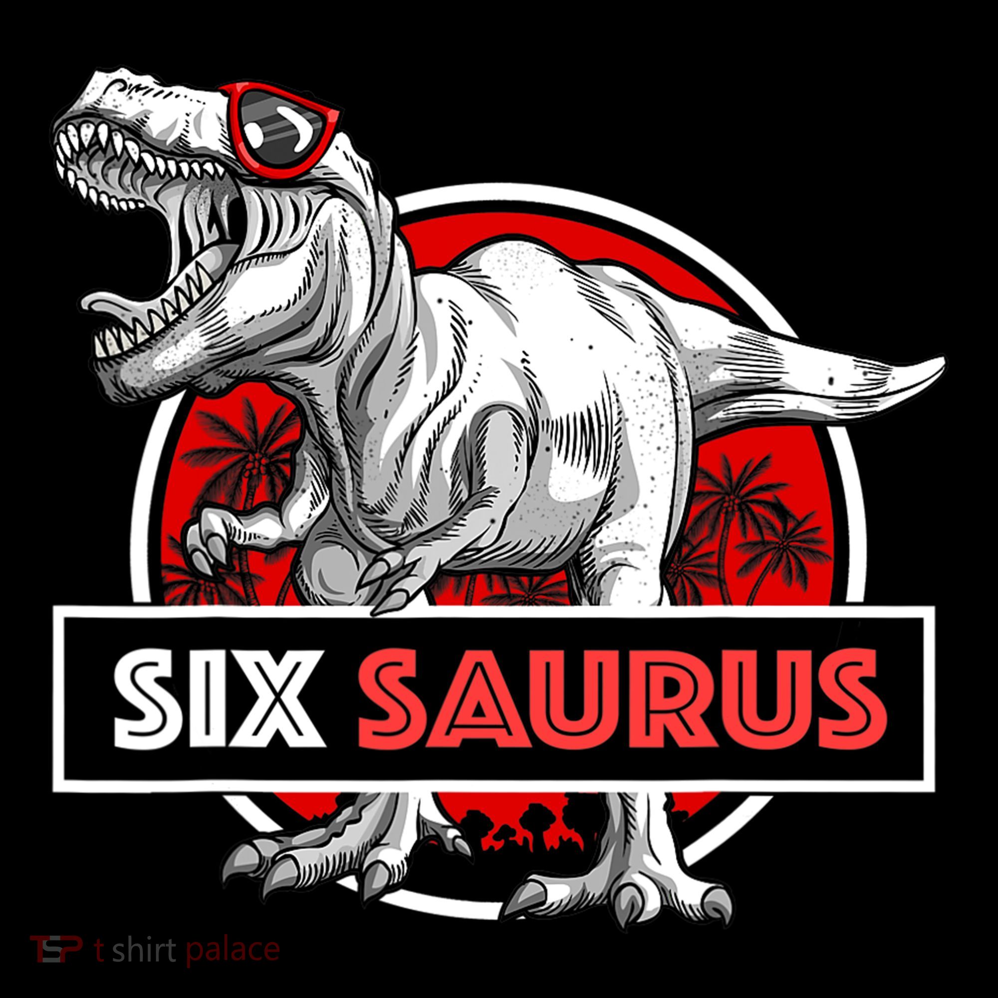I am Six Saurus 6 Yrs Old T Rex for 6th Birthday Gift Coffee Mug