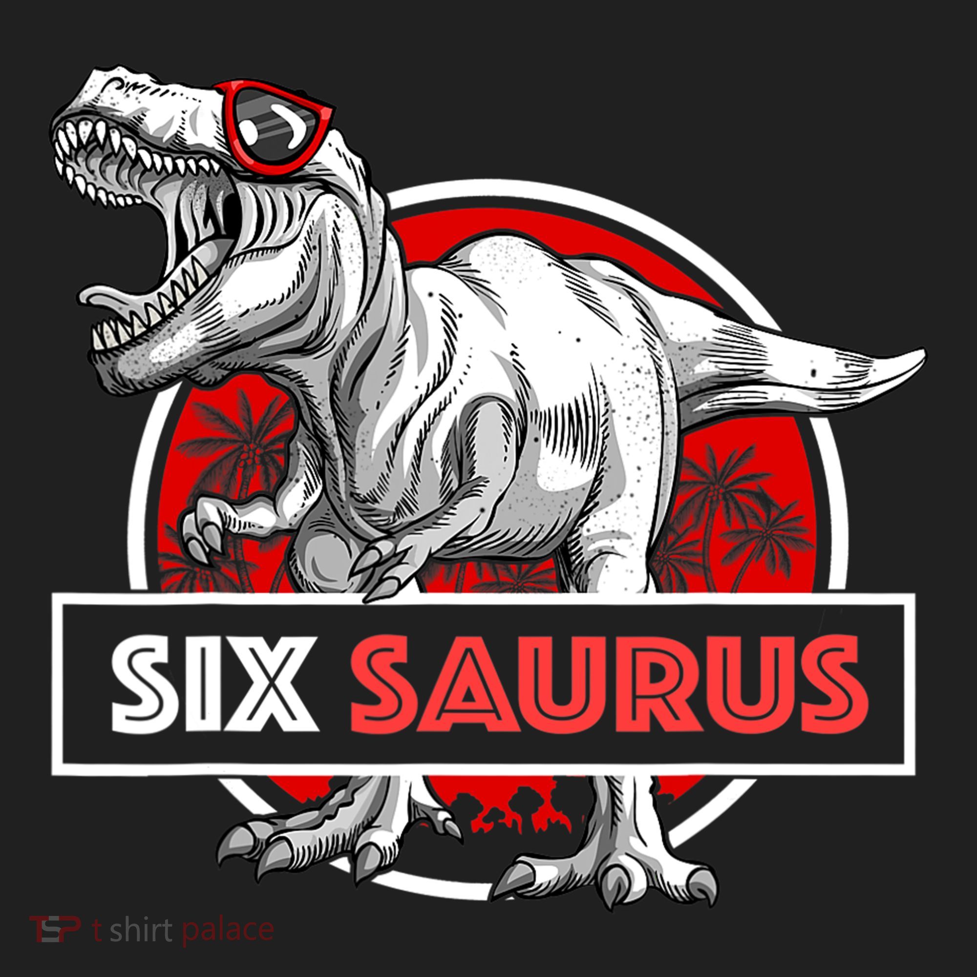 I am Six Saurus 6 Yrs Old T Rex for 6th Birthday Gift Beanie