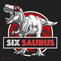 I am Six Saurus 6 Yrs Old T Rex for 6th Birthday Gift Tumbler thumb 3