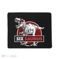 I am Six Saurus 6 Yrs Old T Rex for 6th Birthday Gift Mousepad thumb 0
