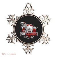 I am Six Saurus 6 Yrs Old T Rex for 6th Birthday Gift Ornament thumb 0