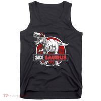 I am Six Saurus 6 Yrs Old T Rex for 6th Birthday Gift Tank Top thumb 0