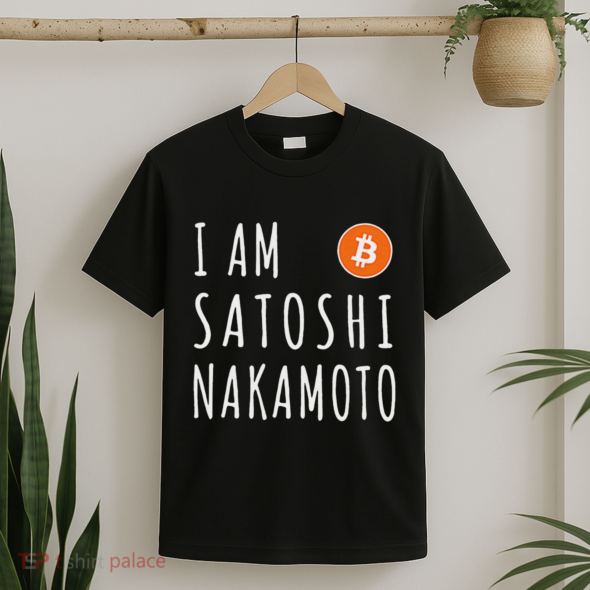 I Am Satoshi Nakamoto Fun Bitcoin Creator Meme T-Shirt