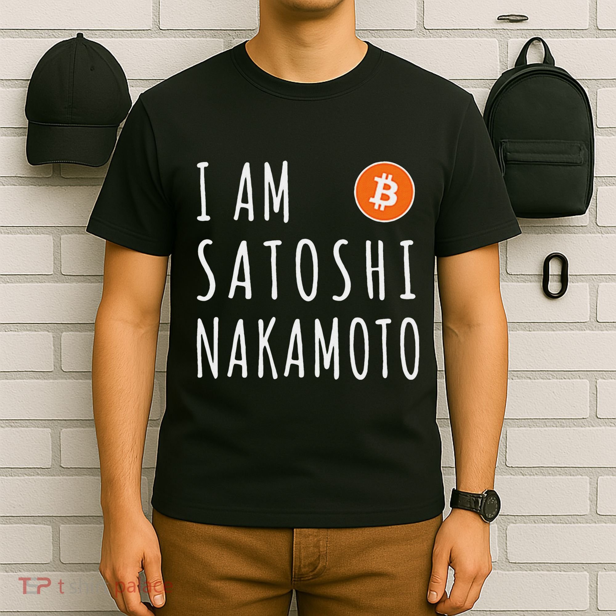 I Am Satoshi Nakamoto Fun Bitcoin Creator Meme T-Shirt