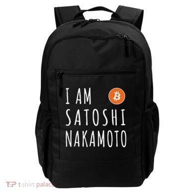 I Am Satoshi Nakamoto Fun Bitcoin Creator Meme Backpack