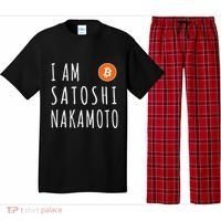 I Am Satoshi Nakamoto Fun Bitcoin Creator Meme Pajama Set thumb 0