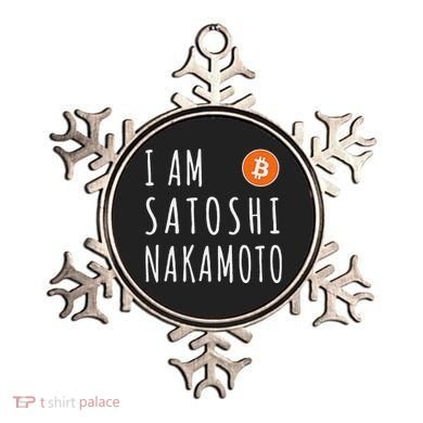 I Am Satoshi Nakamoto Fun Bitcoin Creator Meme Ornament
