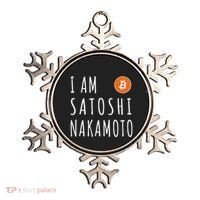 I Am Satoshi Nakamoto Fun Bitcoin Creator Meme Ornament thumb 0
