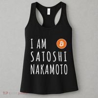 I Am Satoshi Nakamoto Fun Bitcoin Creator Meme Women's Tank Top thumb 3