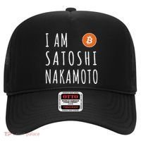 I Am Satoshi Nakamoto Fun Bitcoin Creator Meme Hat thumb 0