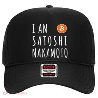 I Am Satoshi Nakamoto Fun Bitcoin Creator Meme Hat thumb 0