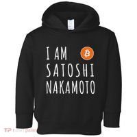 I Am Satoshi Nakamoto Fun Bitcoin Creator Meme Toddler Hoodie thumb 0